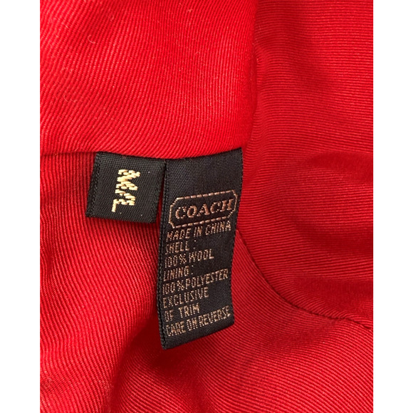 Michael by Michael Kors Red Tartan Plaid Bucket Hat W/Leather Trim M/L main image 6